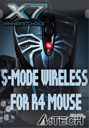 X7 5-Mode Wireless for R4 (H8GR4) mouse (V11.09V02) На Русском